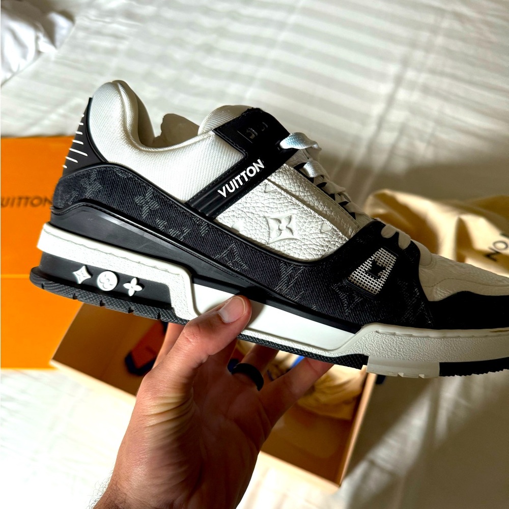 Louis Vuitton Monochrome LV Trainer Sneakers